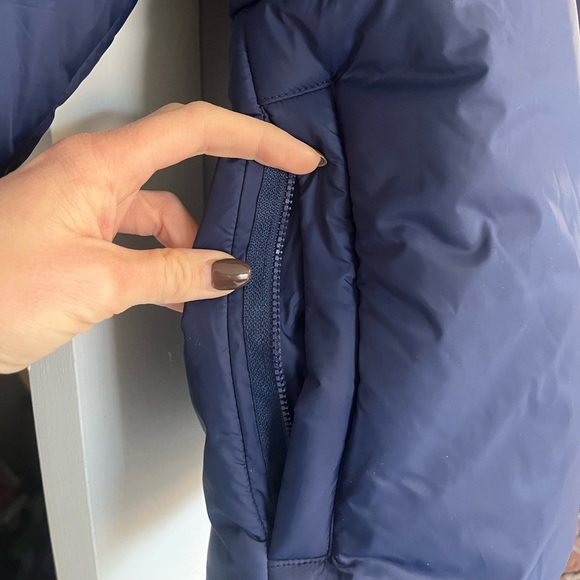 Anthropologie Maeve Navy Puffer Jacket / Convertible Vest | XL - Picture 5 of 8